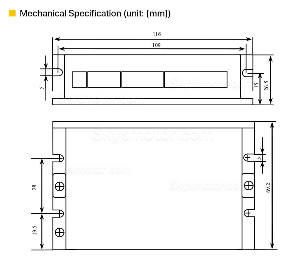 Nema 17 クローズドループステッピングモーター用ドライバー Leadshine CL42 クローズドループステッピングドライバー 0~2.5A 24~48VDC (Nema 17 モーター用)